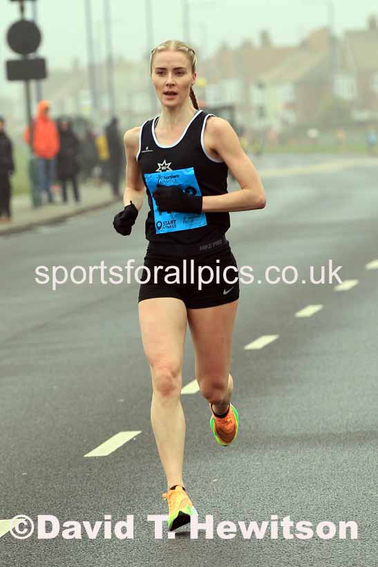 Senior womens 6 Stage 2023 Northern Mens 12 stage and Womens 6 Stage Relays and Young Athletes, Redcar. Photo: David T. Hewitson/Sports for All Pics